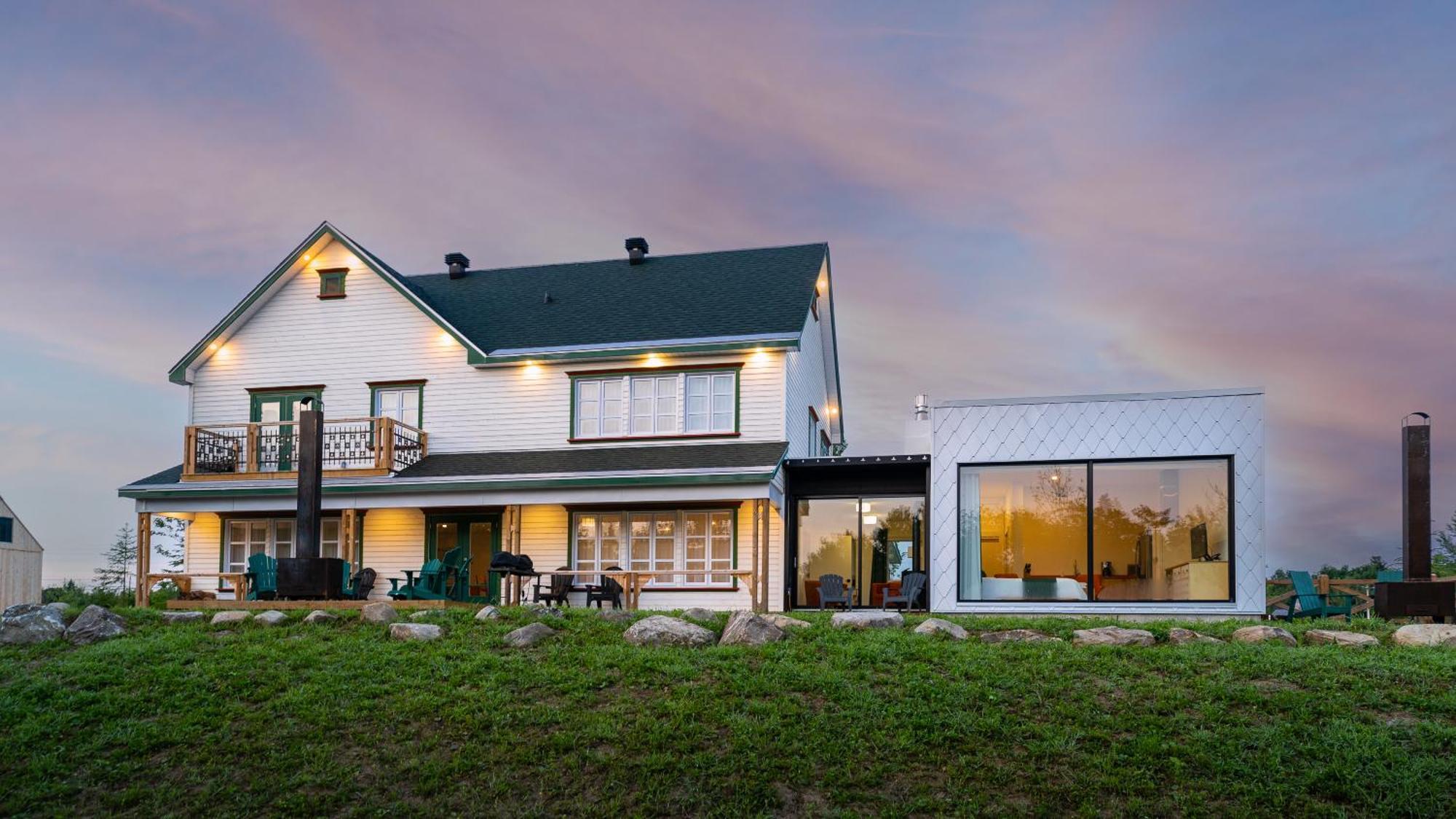 Le Baluchon Eco-Villegiature Saint-Paulin Экстерьер фото